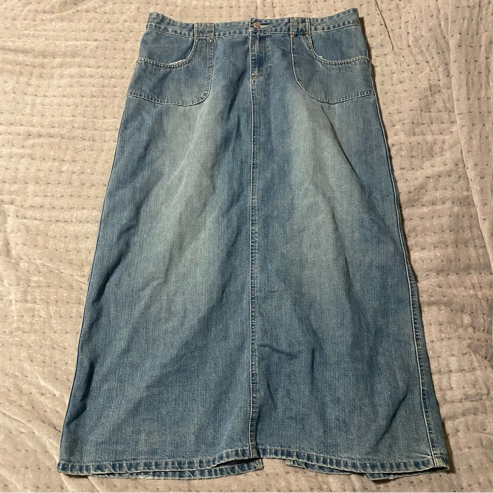 Old Navy Maxi Denim Skirt